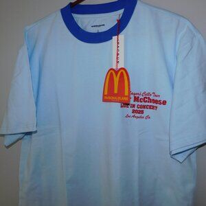 new PACSUN McDonaldaland t shirt Mayor McCheese concert tour McDonalds large nwt